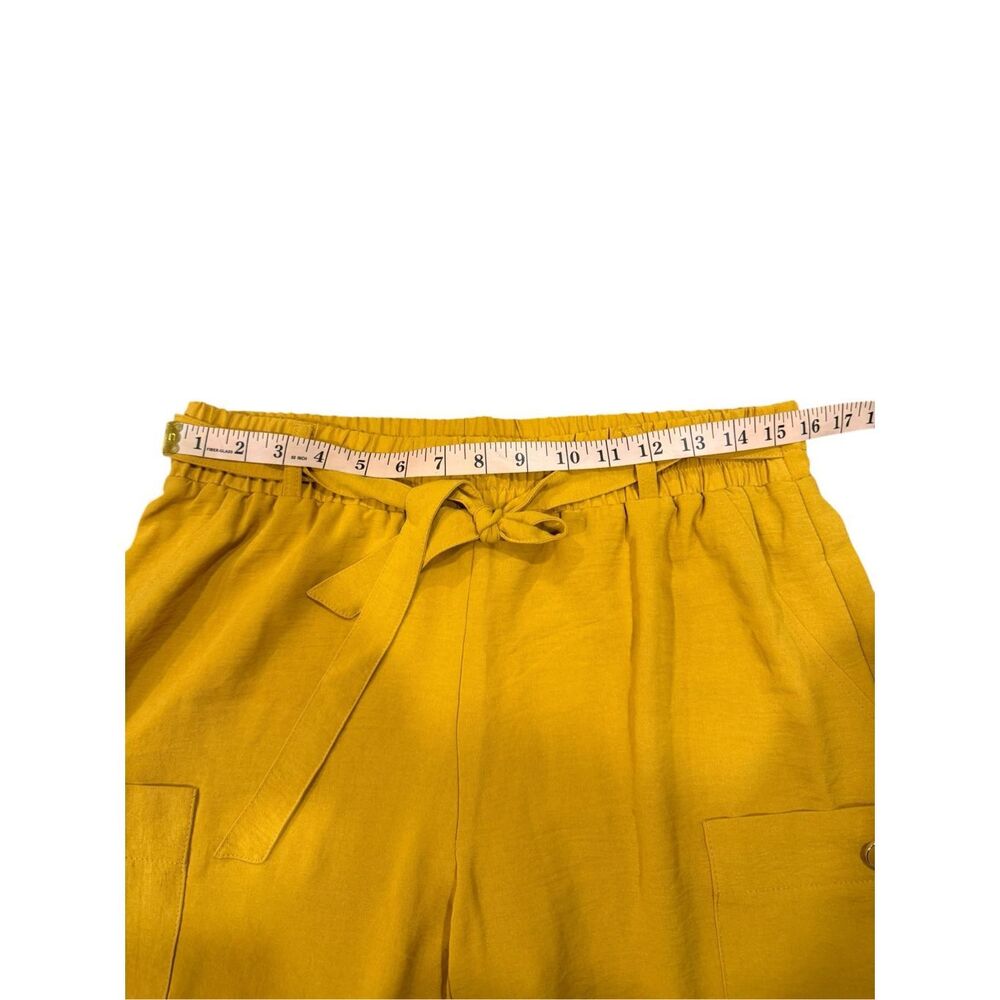NYCC Womens Pull On Ankle Joggers Golden Yellow Medium - Picture 3 of 6